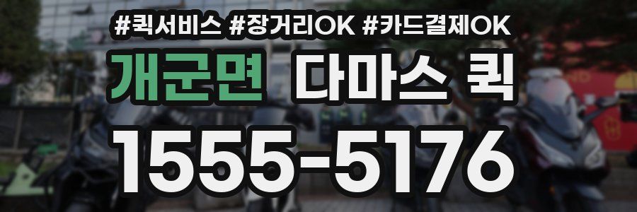 개군면 다마스 퀵