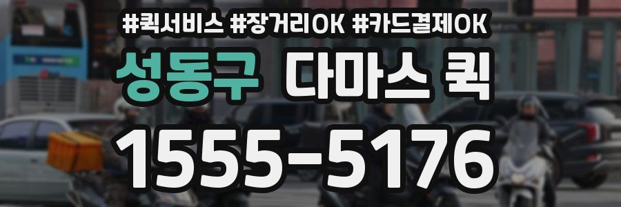 성동구 다마스 퀵