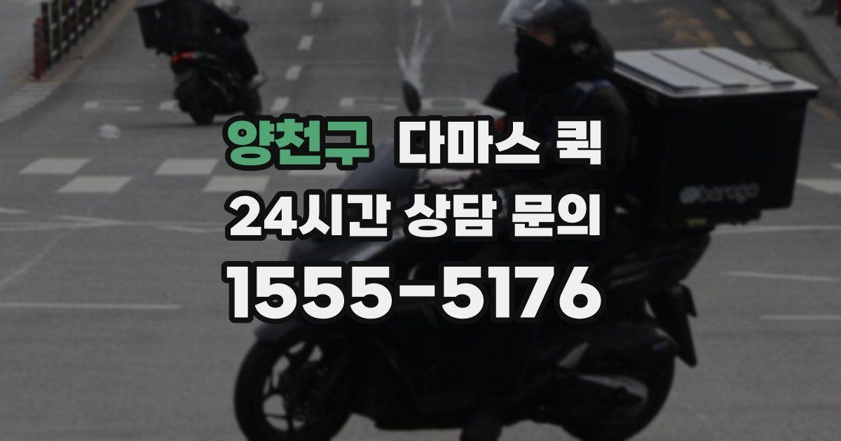 양천구 다마스 퀵