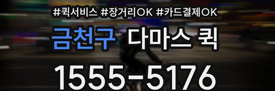 금천구 다마스 퀵