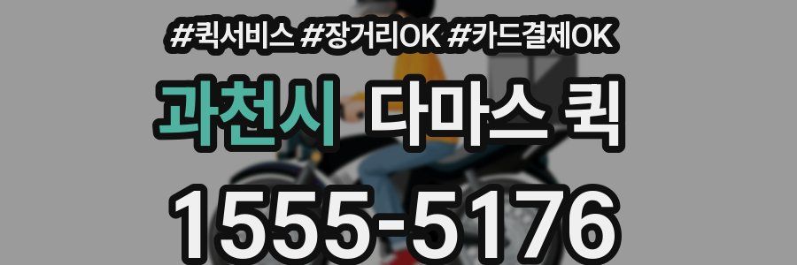 과천시 다마스 퀵