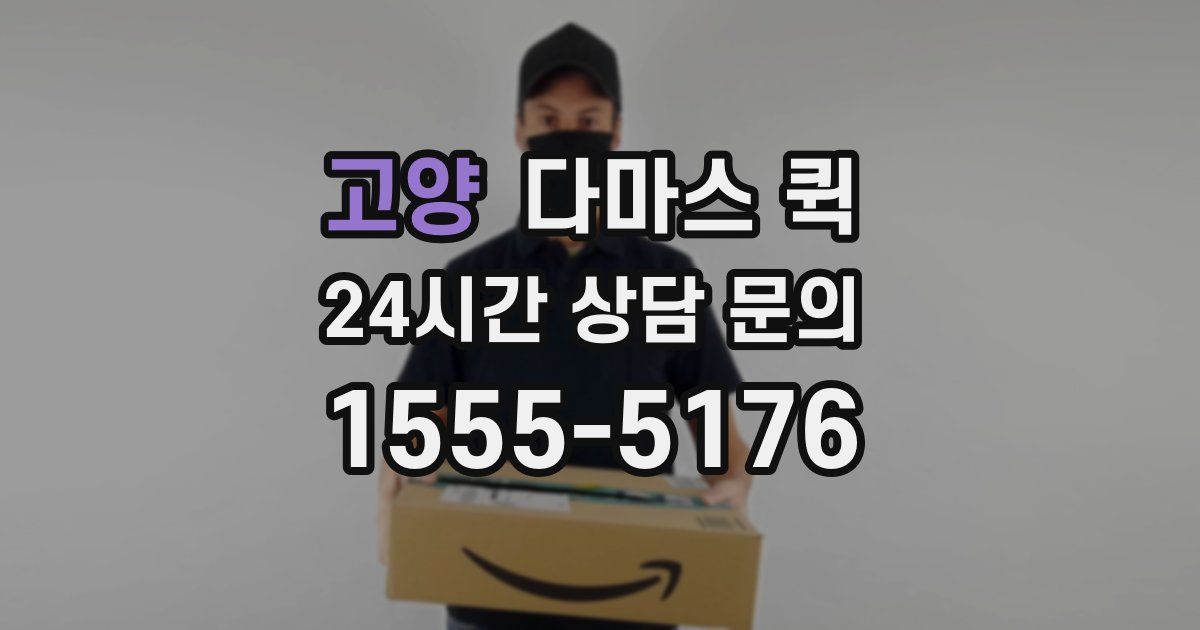 고양 다마스 퀵