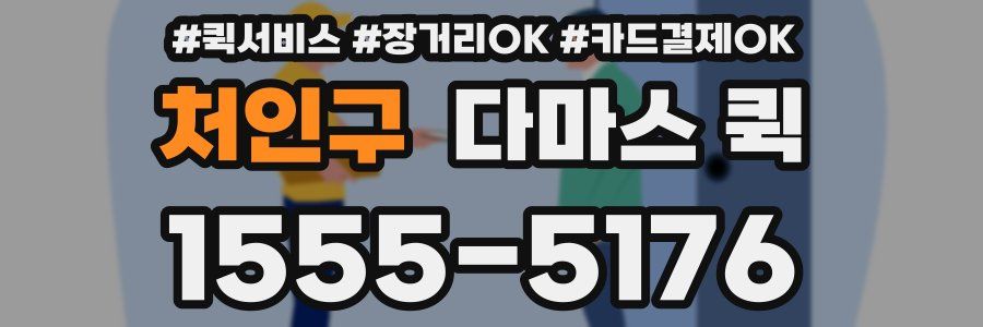 처인구 다마스 퀵
