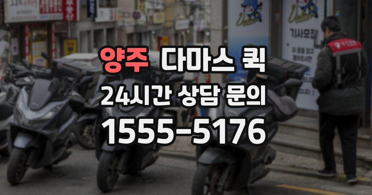 양주 다마스 퀵