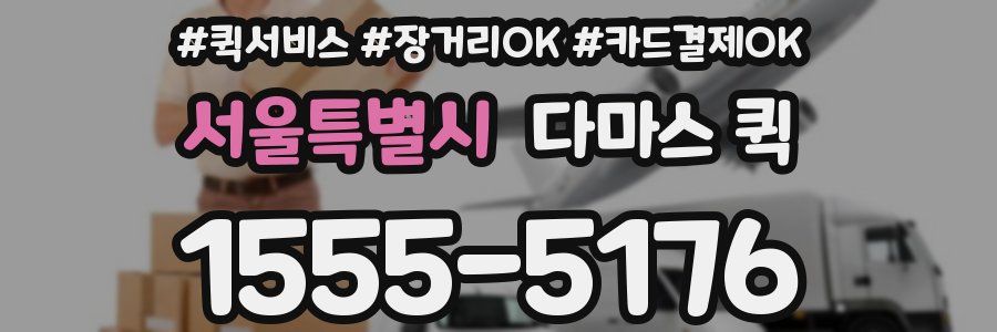 서울특별시 다마스 퀵