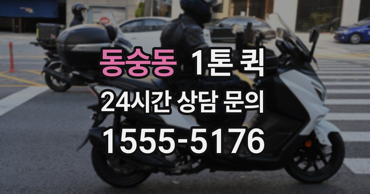 동숭동 1톤 퀵