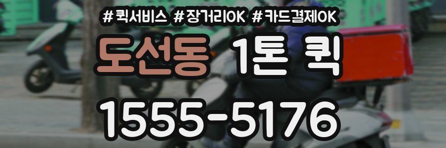 도선동 1톤 퀵