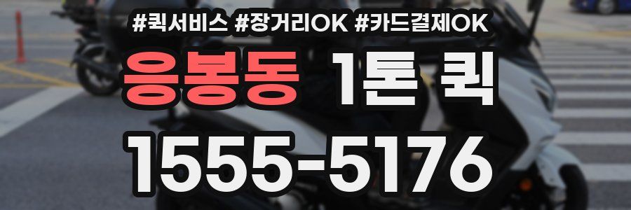 응봉동 1톤 퀵
