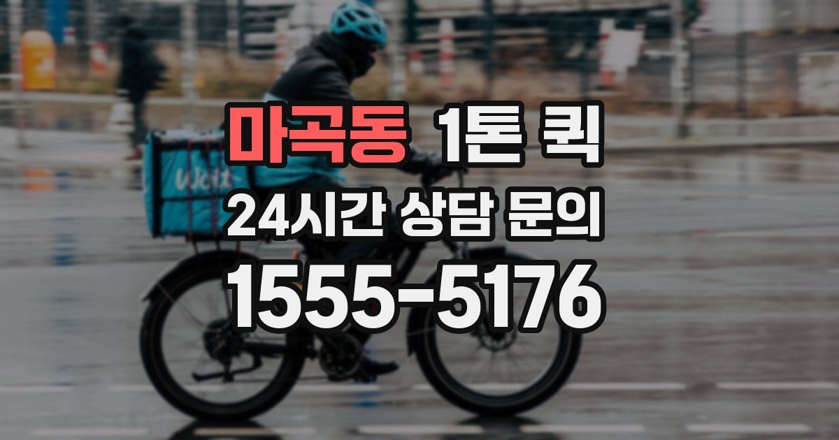 마곡동 1톤 퀵