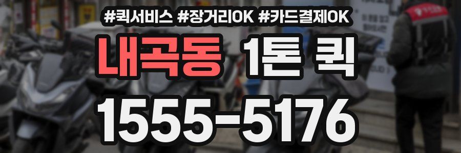 내곡동 1톤 퀵