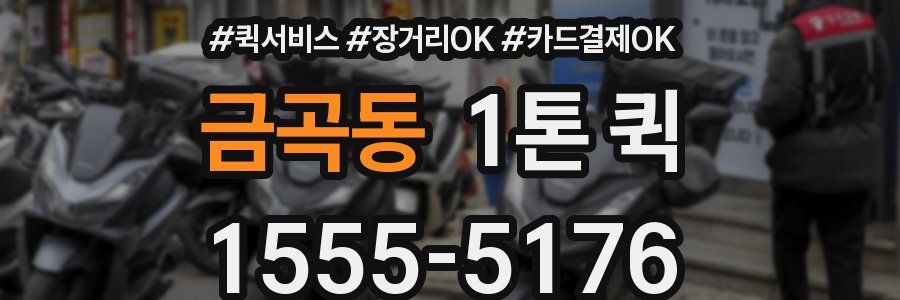 금곡동 1톤 퀵