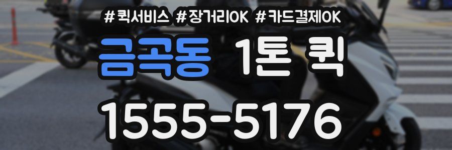금곡동 1톤 퀵