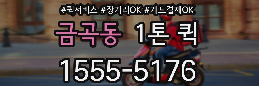 금곡동 1톤 퀵
