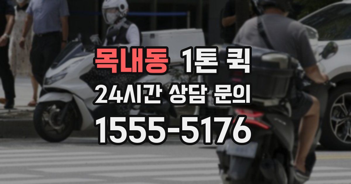 목내동 1톤 퀵