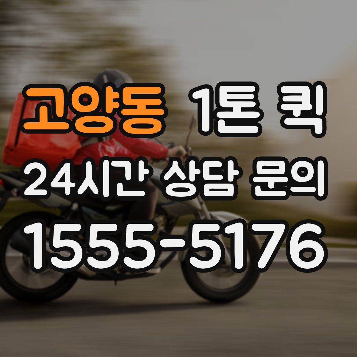 고양동 1톤 퀵 화물 크기별 적합 여부