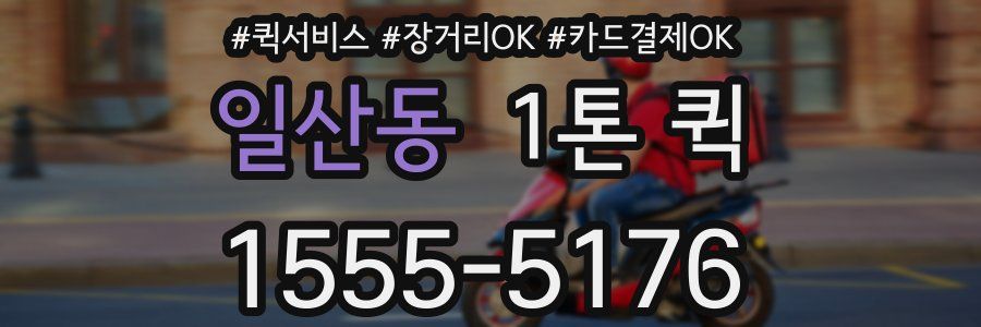 일산동 1톤 퀵