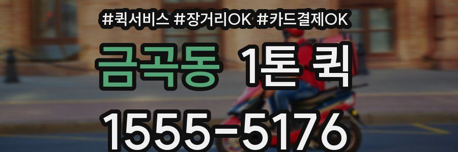 금곡동 1톤 퀵