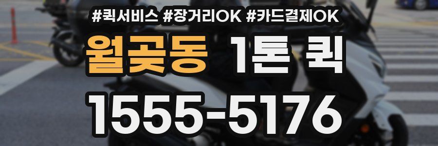 월곶동 1톤 퀵