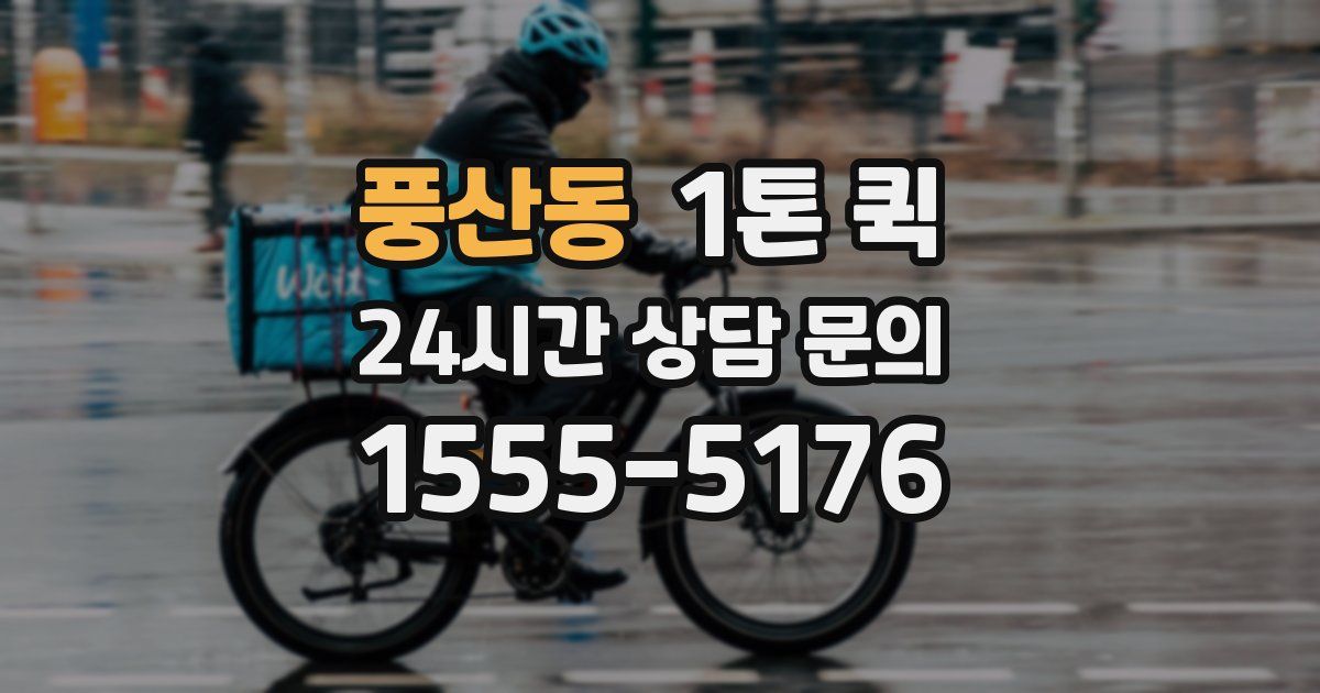 풍산동 1톤 퀵