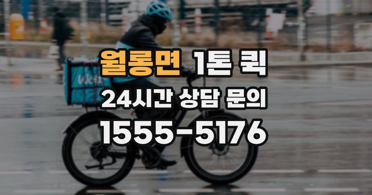월롱면 1톤 퀵