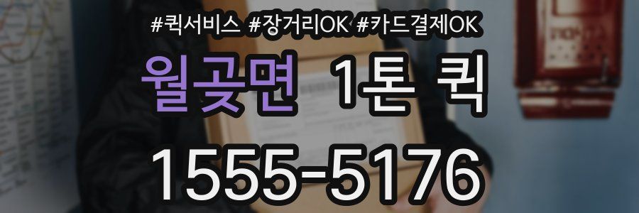 월곶면 1톤 퀵