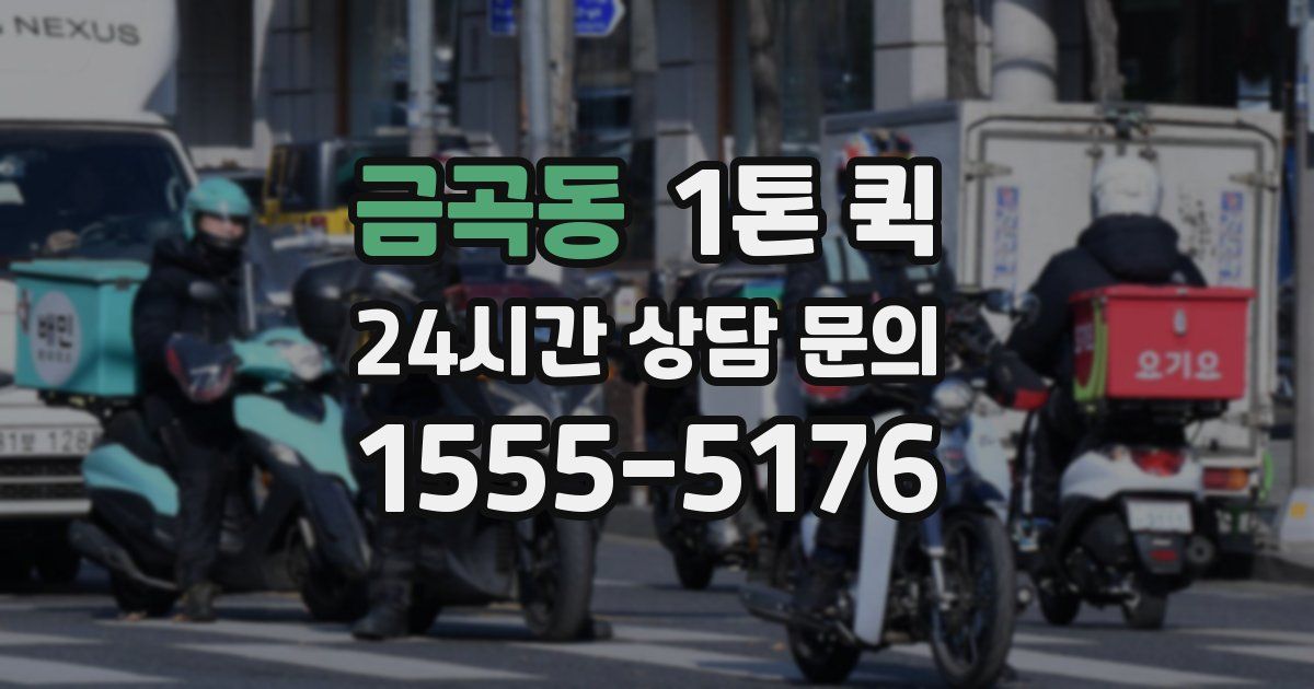 금곡동 1톤 퀵