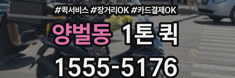 양벌동 1톤 퀵