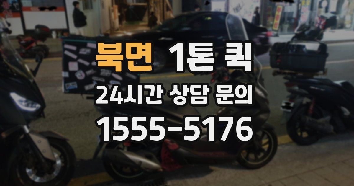 북면 1톤 퀵