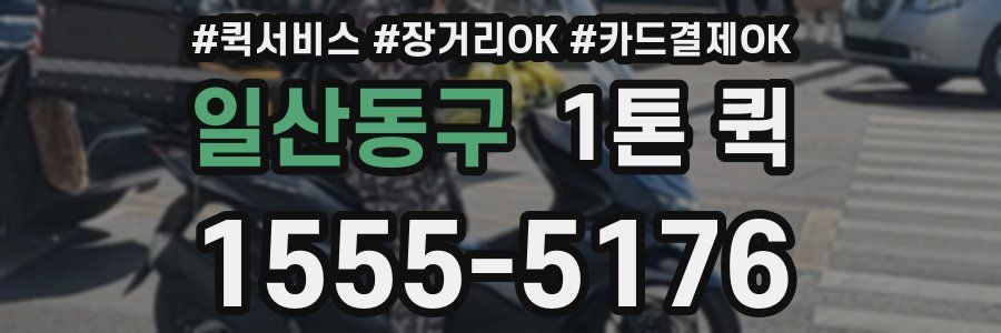 일산동구 1톤 퀵