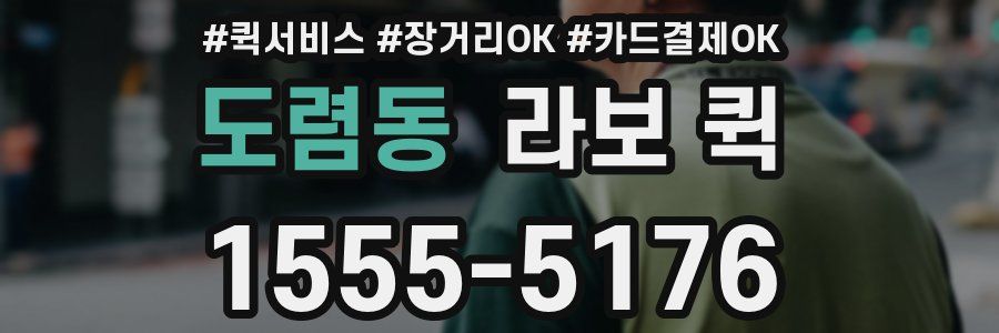 도렴동 라보 퀵