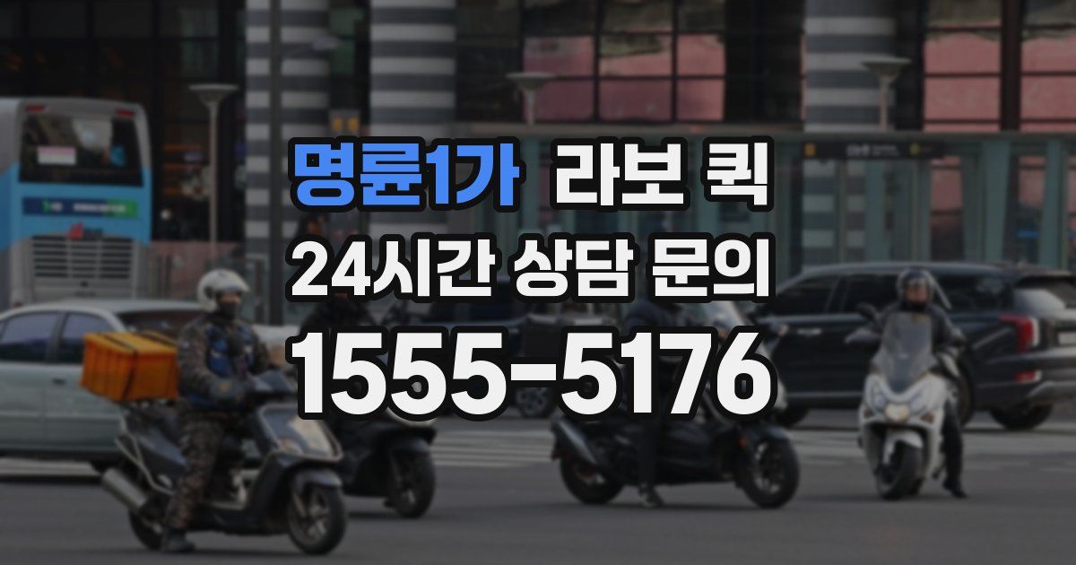 명륜1가 라보 퀵