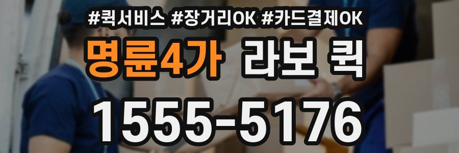 명륜4가 라보 퀵
