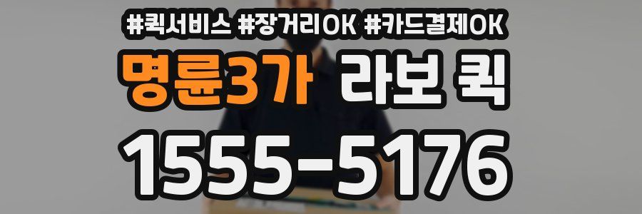 명륜3가 라보 퀵