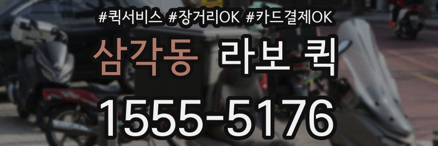 삼각동 라보 퀵