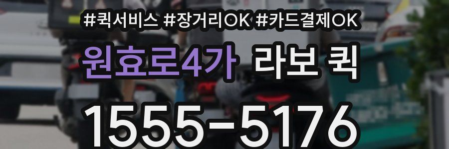 원효로4가 라보 퀵