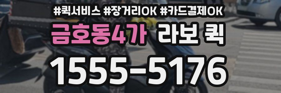 금호동4가 라보 퀵