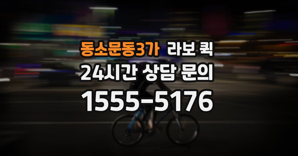 동소문동3가 라보 퀵