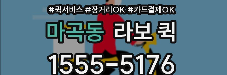 마곡동 라보 퀵