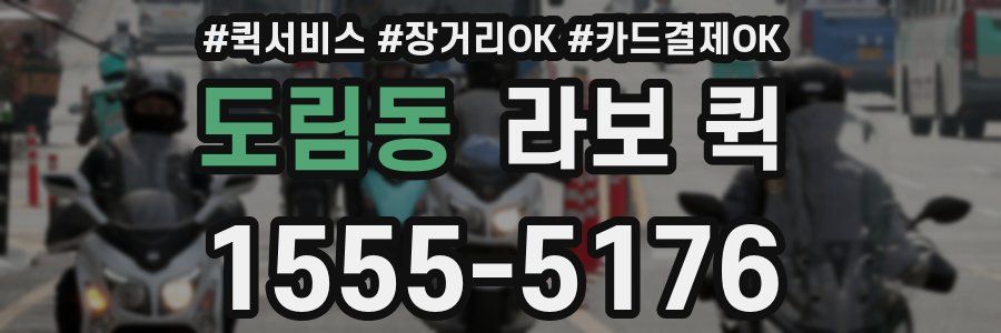 도림동 라보 퀵
