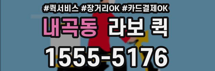 내곡동 라보 퀵