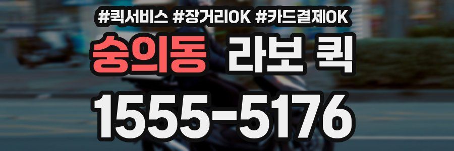 숭의동 라보 퀵