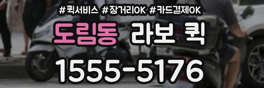 도림동 라보 퀵