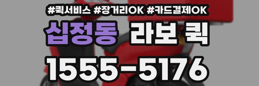 십정동 라보 퀵