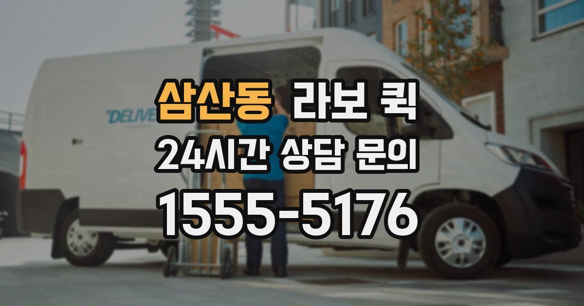삼산동 라보 퀵