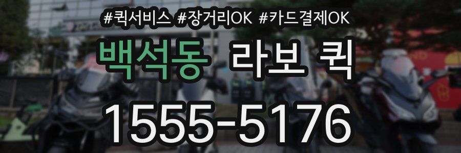 백석동 라보 퀵