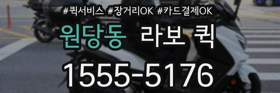 원당동 라보 퀵