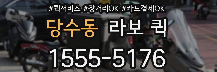 당수동 라보 퀵