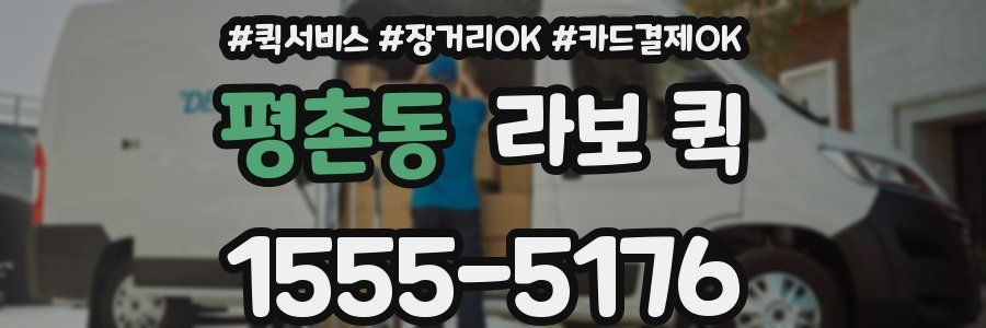 평촌동 라보 퀵