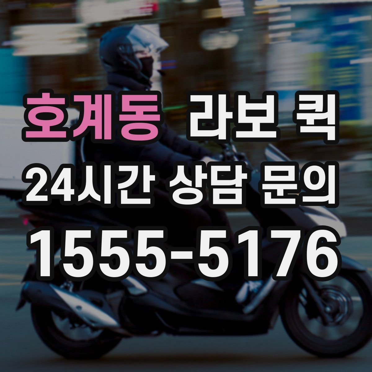 호계동 라보 퀵