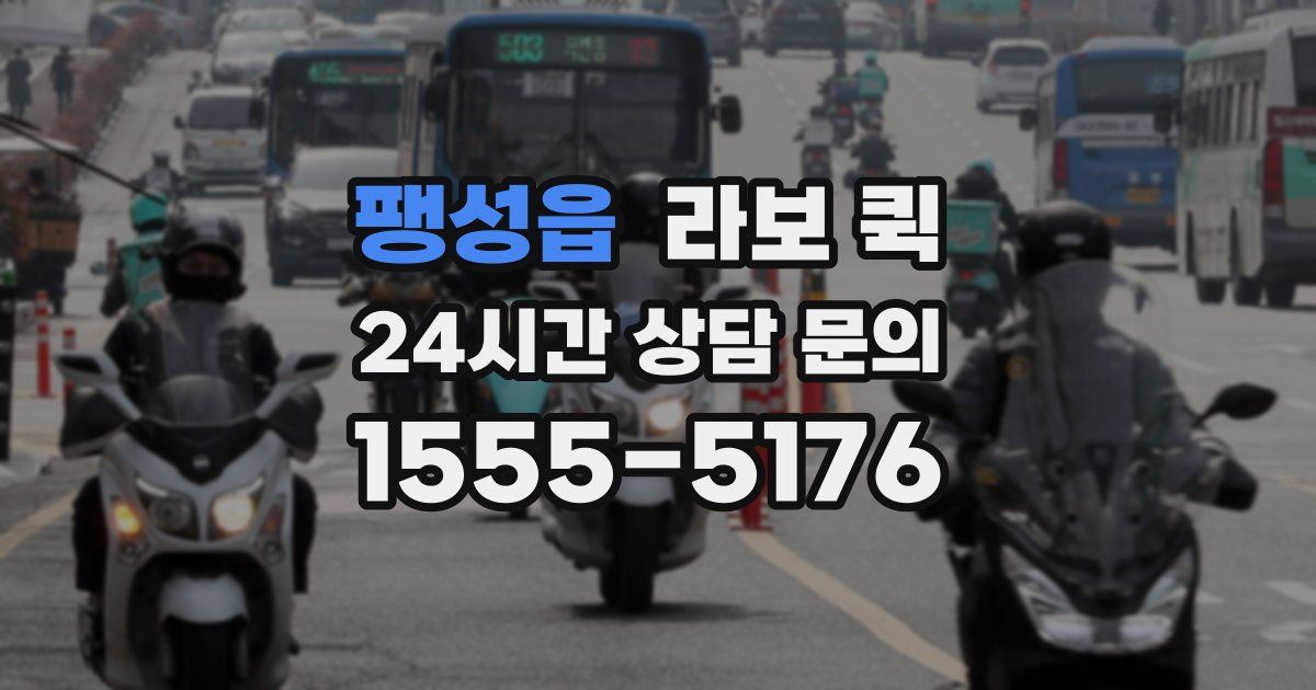 팽성읍 라보 퀵
